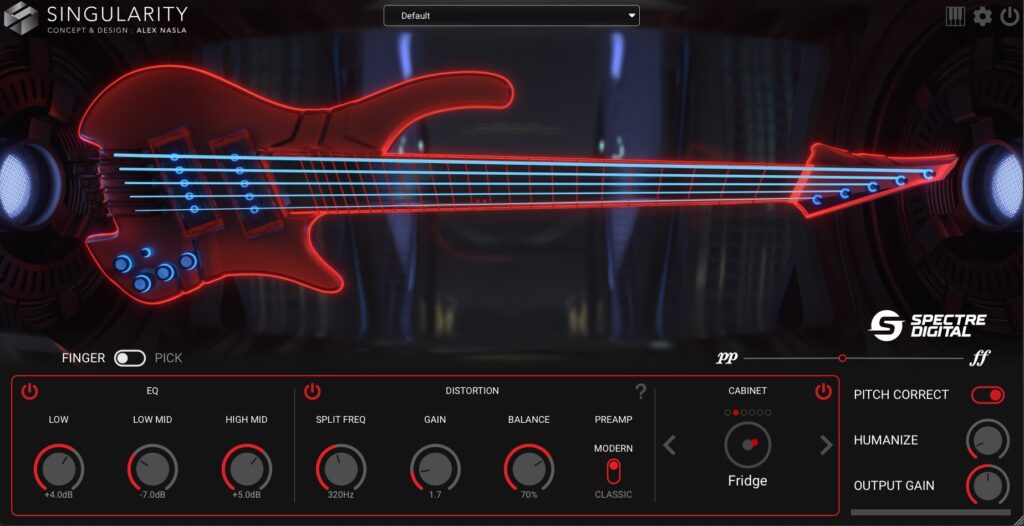 Virtual Bass Guitar